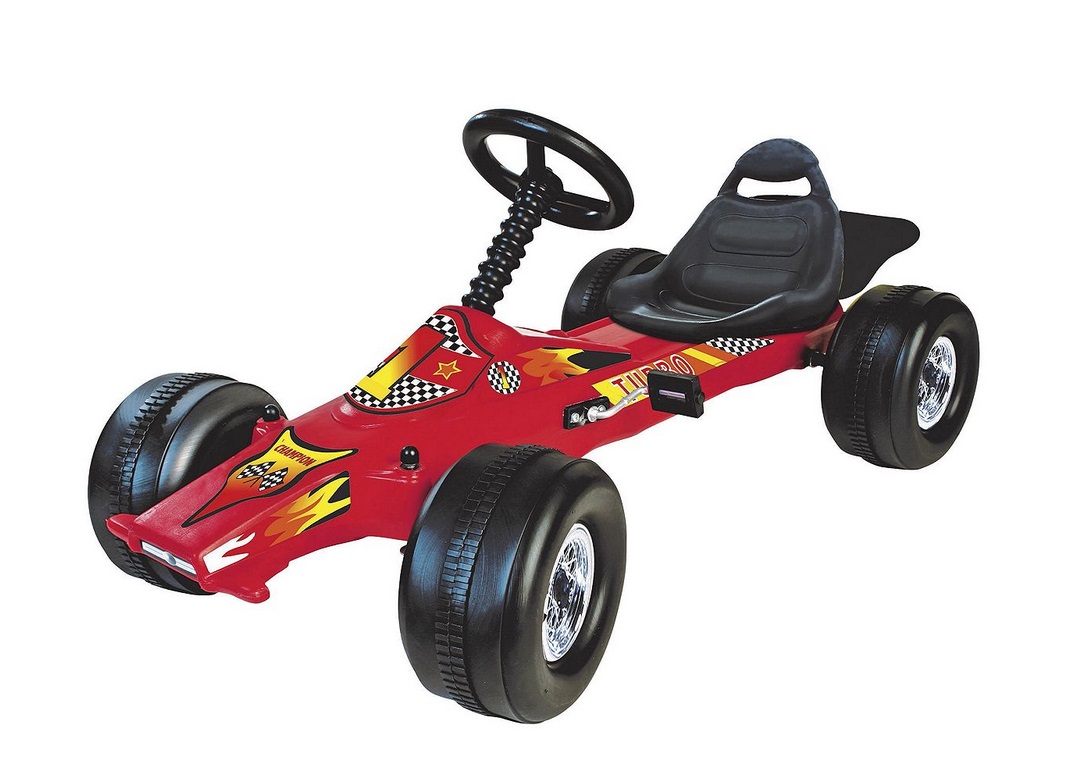 NEW Tesco Children's Turbo Champion Ride On Go Kart Red